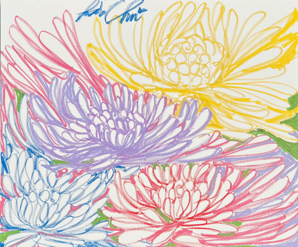 待售中《Cluster of Radiance . 錦簇耀花》｜織光  2幅一組