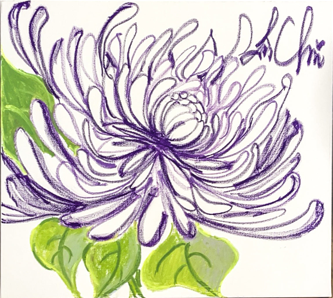 《Petal Calligraphy．花間草書》｜織光