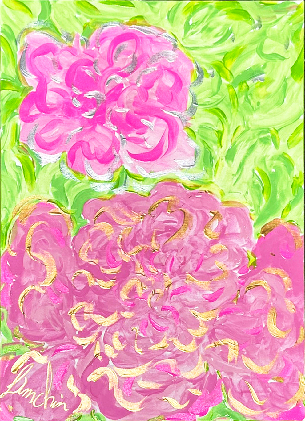 《Magenta Flame．玫紅熾綻》｜藝術原作典藏